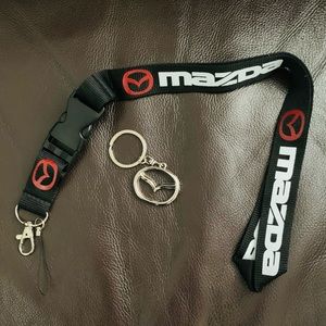 Mazda Lanyard and Keychain Bundle